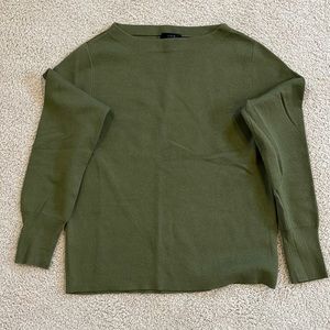 J. Crew olive green sweater